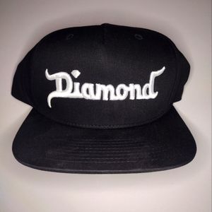 Big Diamond Snapback Black